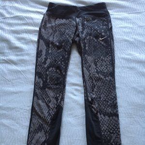 Nike Epic Lux Run Snakeskin Grey/Blk Tight XS